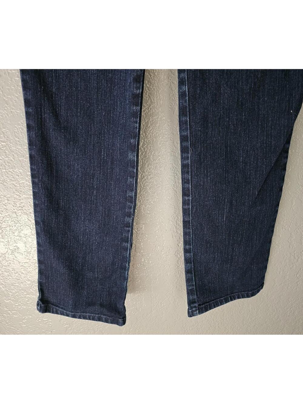 Women's Gloria Vanderbilt Amanda Denim Jeans Pants Blue Sz 8 Petite Straight Leg - Picture 9 of 15